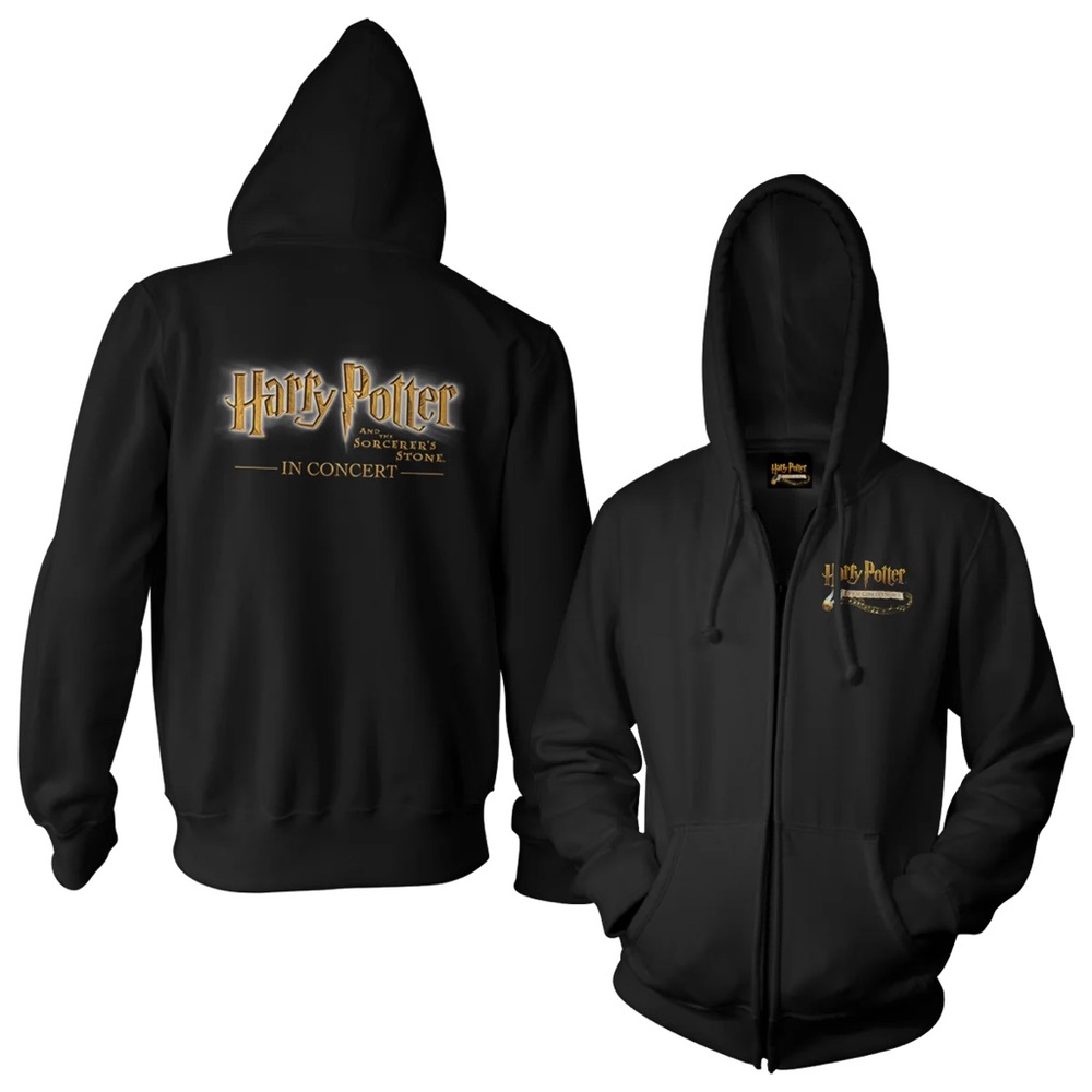 Harry Potter and the Sorcerer's Stone in Concert Original Zip Hoodie, XL
